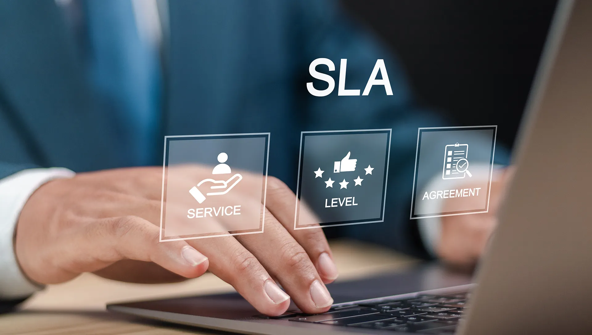 Professional business handshake